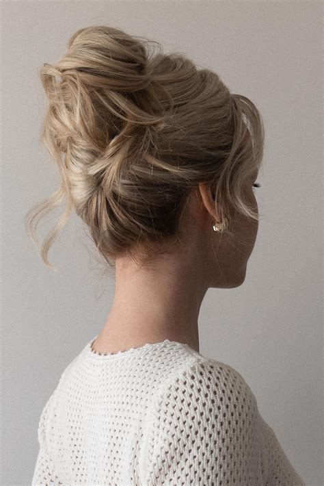How to high bun updo hairstyle – Artofit