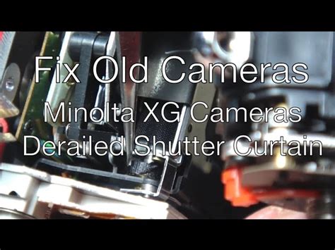 How To Fix A Jammed Shutter On A Minolta X Series Camera SchoolTube