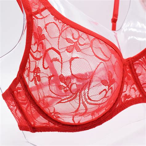 Unpadded Bra Women Bras Unlined Bralette Lace Sheer Sexy Lingerie Brassiere Tops Ebay