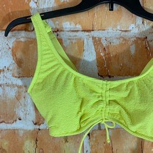 Xhilaration Swim Xhilaration Textured Cinch Front Bralette Bikini