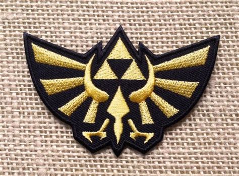 Triforce Iron On Patches Zelda Inspired Triforce Iron On Etsy Iron