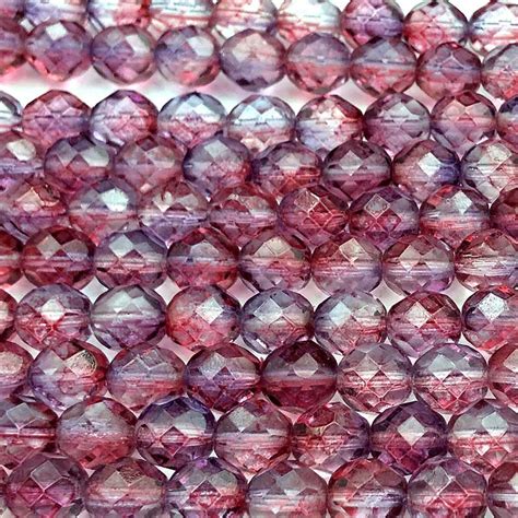 Beads Online Australia Czech Firepolish Beads Czech Faceted Round Firepolished Glass Beads