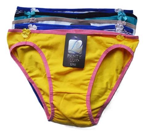 Set 5 Pantaletas Bikini Mujer Dama Ropa Interior Cómodas ALG MercadoLibre