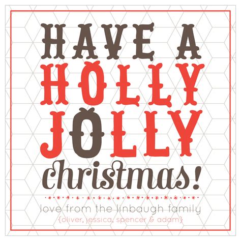 Holly Jolly Christmas Cards by Basic Invite