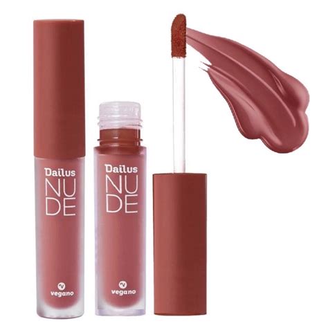 Batom Liquido Nude Dailus Matte Brilho Shopee Brasil