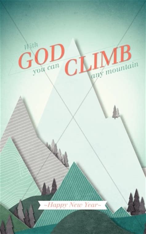 Climb Any Mountain Church Bulletin Sharefaith Media