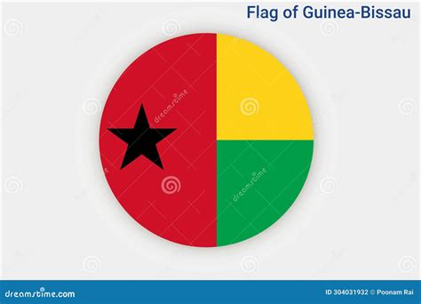 High Detailed Flag Of Guinea Bissau National Guinea Bissau Flag