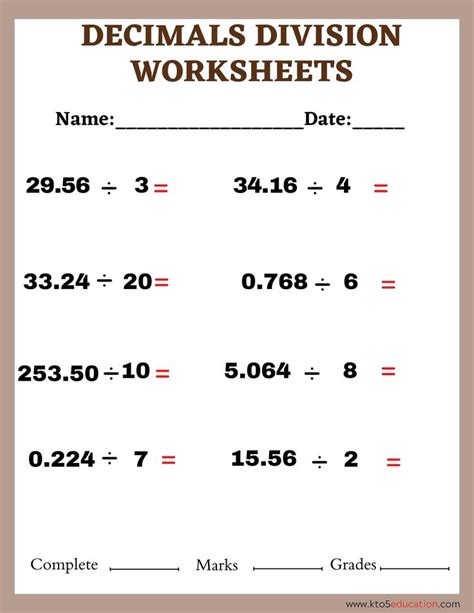 pin  mercy kuria  english grammar book decimals worksheets