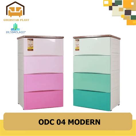 Promo Lemari Laci Plastik Olymplast Drawer Cabinet Odc Modern Jtr