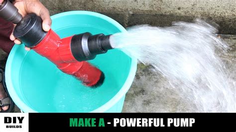 How To Make A Water Pump Using Pvc Pipe Very Simple Water Pump Youtube