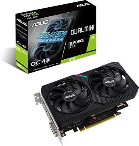 ASUS Dual NVIDIA GeForce GTX 1650 Mini OC Edition Gaming CSM