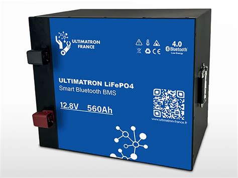 Batterie Lithium ULTIMATRON LiFePO4 Smart BMS 12V 560Ah 7 16kWh