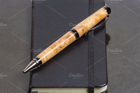 Notebook Or Diary With Pen Vintage Notebook Pen Notebook