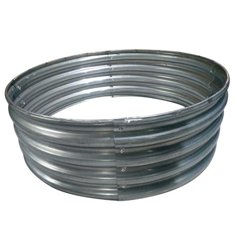 Garden Treasures GT 36-in Galvanized Fire Ring at Lowes.com