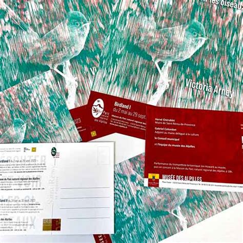 Carte Postale Brochure Color Alpilles L Impression Made In