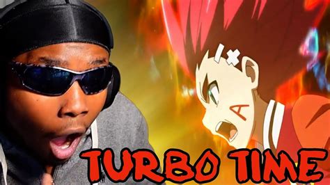 AIGER AKABANE FIRST TIME REACTING BURST TURBO EPISODE 1 2