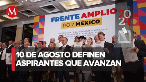 Avanza proceso interno del Frente Amplio etapa de recolección de