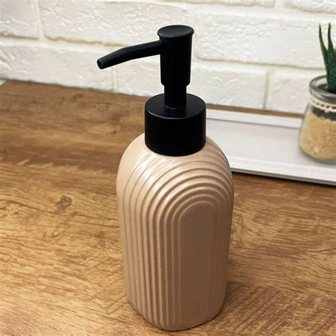 Porta Sabonete Líquido Arcos Nude Pontual Decor