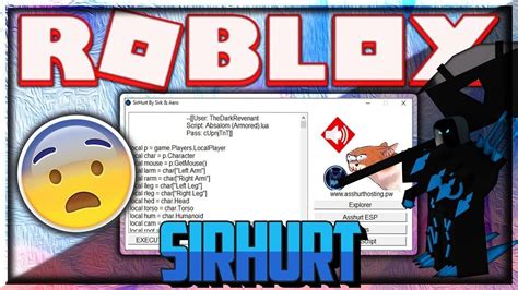 New Roblox Exploit Hack Sirhurt Trial Full Lua Script Exec W