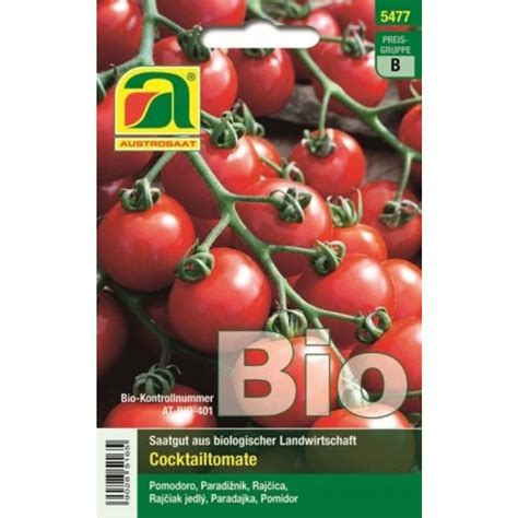 Austrosaat Tomate Cerise Bio Zuckertraube Sachet Bloomling France