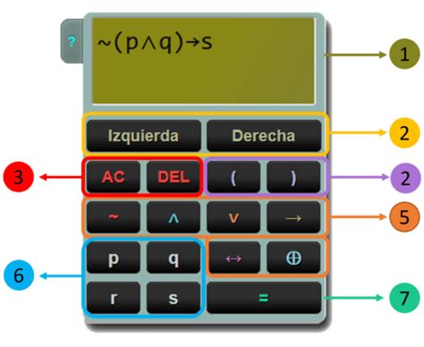 Generador de tablas de verdad - Lógica proposicional