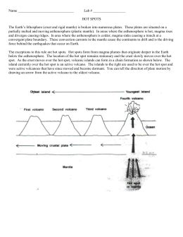 Determining How Fast Some Crustal Plates Move