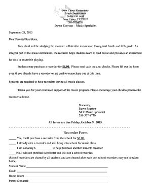 Fillable Online Recorder Form New Caney Isd Fax Email Print Pdffiller