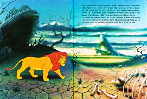 Walt Disney Book Scans - The Lion King: The Story of Simba (Danish ...