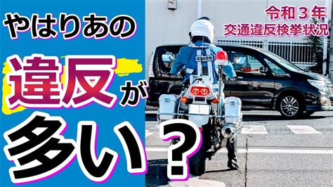 【制限速度プラス10㎞hは捕まらない？】去年1日で検挙された数は！？ 万件？【令和3年交通違反取り締まり検挙状況】やはりあの違反が多いね