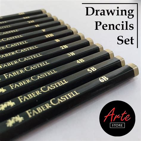 Jual Pensil Gambar Faber Castell Graphite Pencil Set Isi