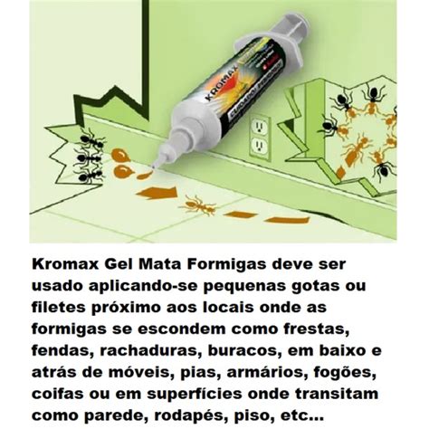 Kromax Seringa Gel Mata Formiga 10G No Shoptime