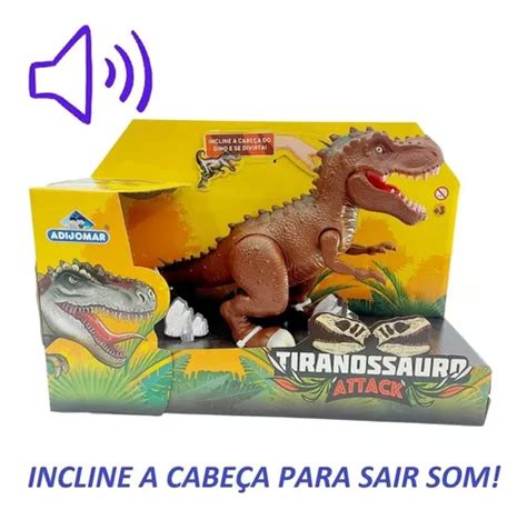 Dinossauro Brinquedo Tiranossauro Rex Atack Cm Articulavel