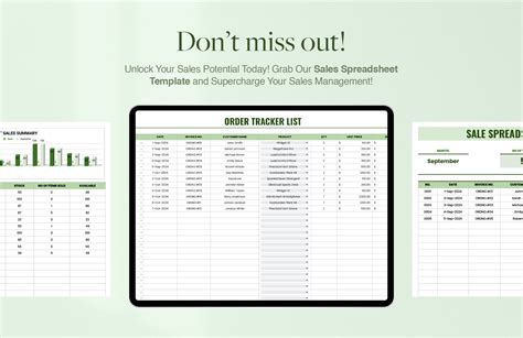 Sales SpreadSheet Template in Excel, Google Sheets - Download ...