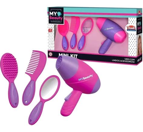 Kit Beleza Secador De Cabelo Brinquedo Infantil Menina Mercadolivre