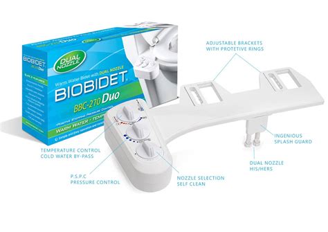 An Easy to Install, Self-Sanitizing, Warm Water, Pressure Controlled Bidet Attachment by BioBidet