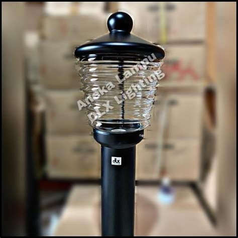 Jual Lampu Taman Bollard Plus Tiang Te Dlx Lighting Pju Waterproof