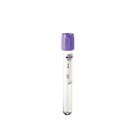 Vacutest Provetta 13x100 K2 E 6ml Tappo Viola Conf 100 Pz