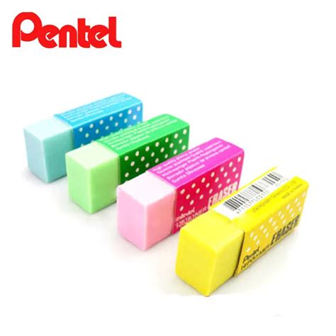 4Pcs Pentel ZEH 05CM Hi Polymer Eraser Rubber Drawing Pencil Eraser