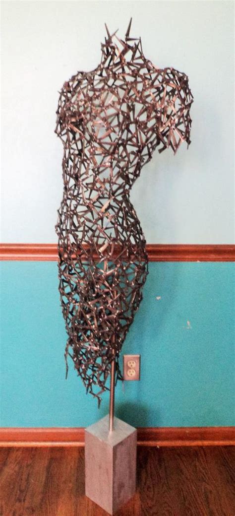 Erotic Nude Abstract Sexy Female Statue Sculpture Signed By Corey Ellis