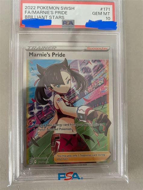 Pokemon Card Brillant Star Sword And Shield Marnie Pride Lost Origin