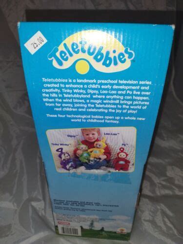 Vintage 1998 Playskool Teletubbies Talking Dipsy 15 Plush Doll In Box