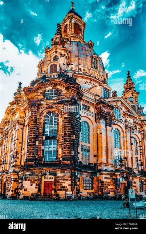 Dresden Frauenkirche Church Of Our Lady Is A Lutheran Church In