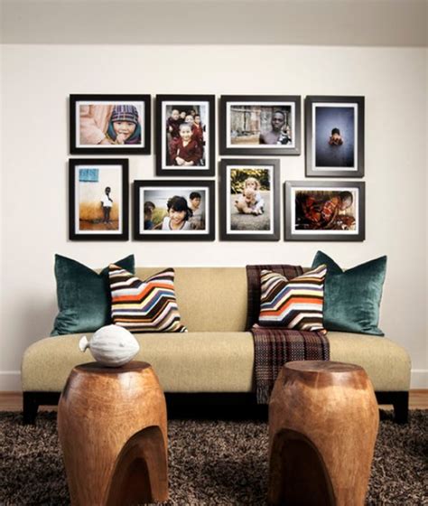 Living Room Picture Frame Wall Ideas For Decorating : Universal black ...