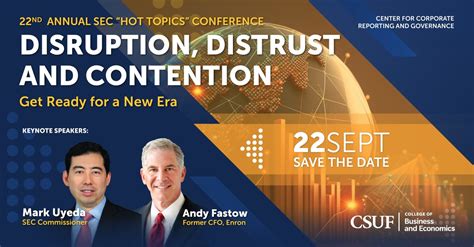 What do SEC Commissioner Uyeda, Andy Fastow, Geopolitical Issues, ESG