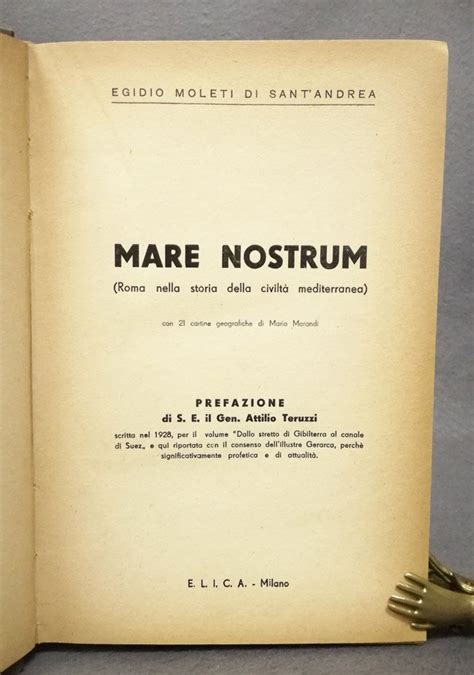 Mare Nostrum Roma Nella Storia Della Civilta Mediterranea