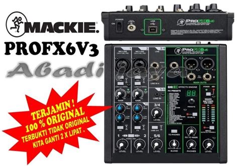 Jual Mixer Mackie PRO FX6 V3 PROFX6 V3 PROFX6V3 Original Di Lapak