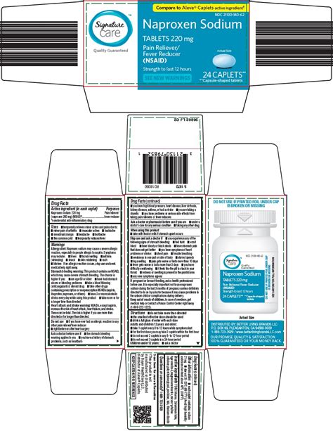 BUY Naproxen Sodium (Signature Care Naproxen Sodium) 220 mg/1 from GNH ...