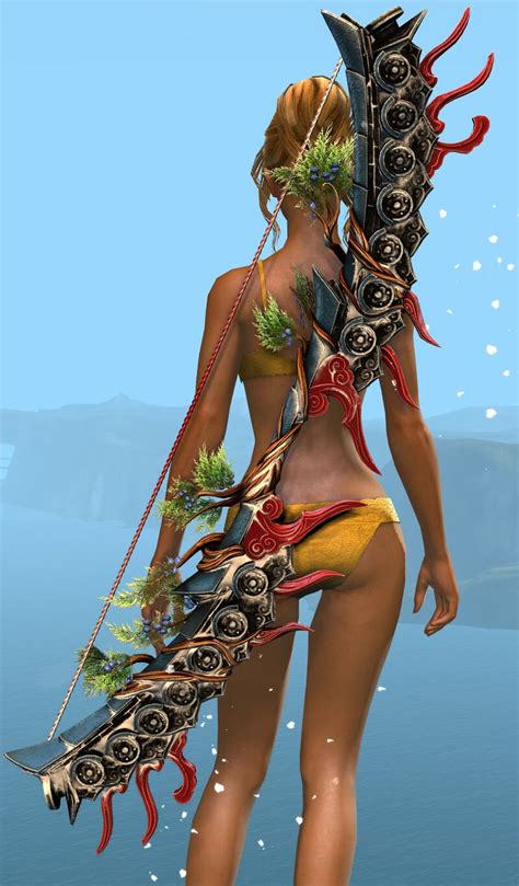 Snow Garden Longbow Skin Guild Wars 2 Wiki GW2W