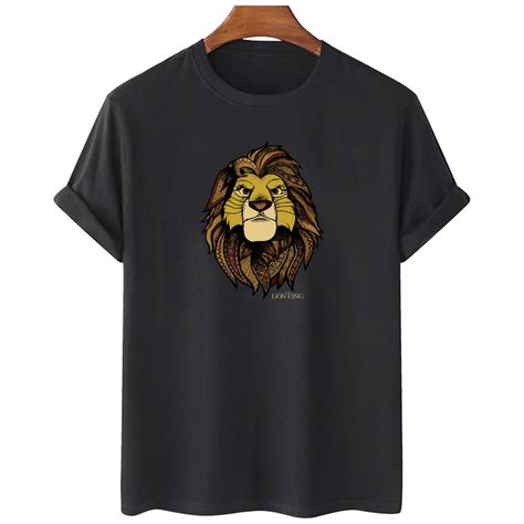 Camiseta feminina algodao Simba Adulto O Rei Leão Desenho Submarino