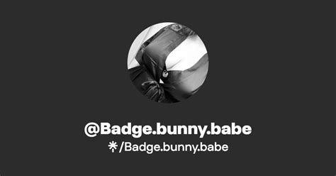 Badge Bunny Babe Find Badge Bunny Babe Onlyfans Linktree